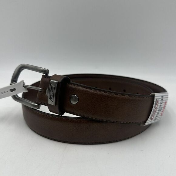Genuine Dickies Tan‎ Synthetic Leather Everyday Casual Stretch Belt Size 36 C6 - Picture 1 of 6